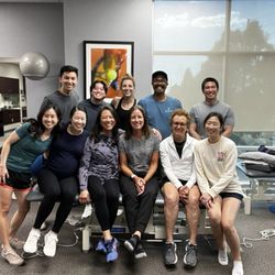 MoveWell Physical Therapy - Our happy MoveWell crew along with some close friends after a great day learning from Erin.