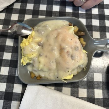 The Brunch House Restaurant - Ranch Hand Bowl with sausage as his meat choice. - Breakfast & Brunch Near Me - Ocala, Florida
