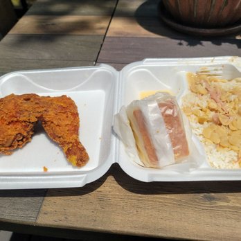 Bertha's Kitchen - Fried chicken, cornbread, and lima beans with rice - Southern Near Me - North Charleston, South Carolina