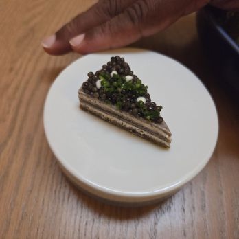 Camaraderie - Caviar with buckwheat crepes - New American Near Me - Houston, Texas