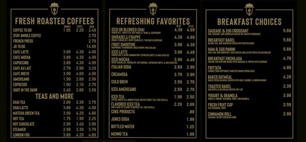 Menu photo 3 Main Street Roasters Nappanee, IN Menu photo 3 Main Street Roasters Nappanee, IN