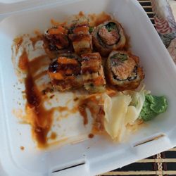 AA Hawaiian BBQ - Jalapeño roll tempura