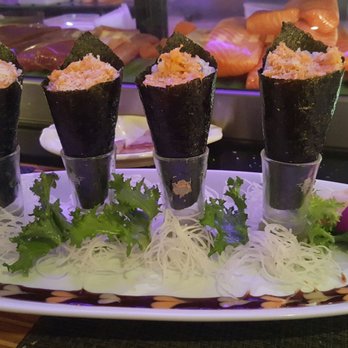 Sake Lounge - Spicy Cruchy Scallop Handrolls - Japanese Near Me - Olathe, Kansas