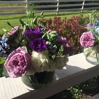 Fleurish - Our centerpiece and our cocktail table arrangements (pre-wedding shot) - Florists Near Me
