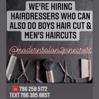 Modern Salon 2 - Hiring - Hair Salons Near Me - Pinecrest, Florida Modern Salon 2 - Hiring - Hair Salons Near Me - Pinecrest, Florida