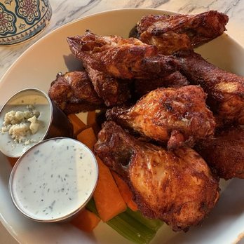 Rossa Kitchen and Patio - Dry rub wings - really flabby skin so we asked to cook them longer - Pizza Near Me - Scottsdale, Arizona Rossa Kitchen and Patio - Dry rub wings - really flabby skin so we asked to cook them longer - Pizza Near Me - Scottsdale, Arizona