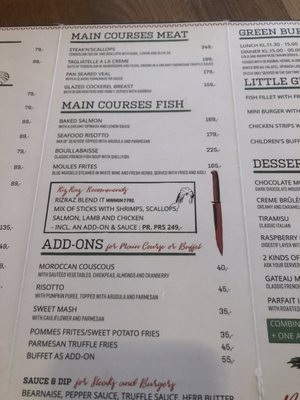 Menu photo 2 Riz Raz Copenhagen, 84