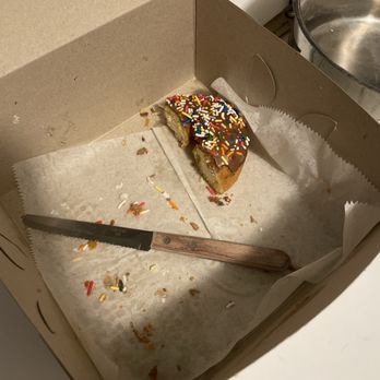 Chelsea Bakery - Vanilla cake Chocolate glaze and sprinkles. - Bakeries Near Me - Chelsea, Michigan Chelsea Bakery - Vanilla cake Chocolate glaze and sprinkles. - Bakeries Near Me - Chelsea, Michigan