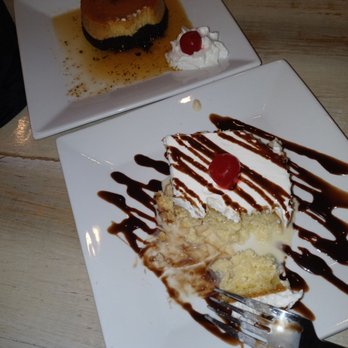 Sofrito Restaurant & Bar - The Chocoflan and Tres Leche Cake is a soo good. This is a must try when you come to this restaurant.OMGG and the food is amazing - Latin American Near Me - Greenville, South Carolina