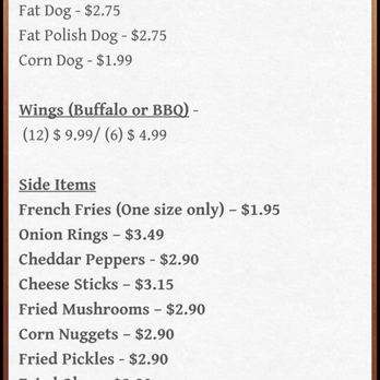 Fat Mans Bar B Que - Menu - Barbeque Near Me - Cropwell, Alabama Fat Mans Bar B Que - Menu - Barbeque Near Me - Cropwell, Alabama