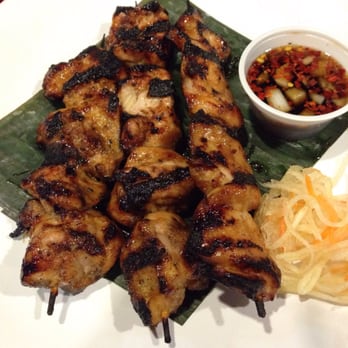 Hong Ning Restaurant - 3 sticks of chicken BBQ a l carte. - Filipino Near Me - Carol Stream, Illinois