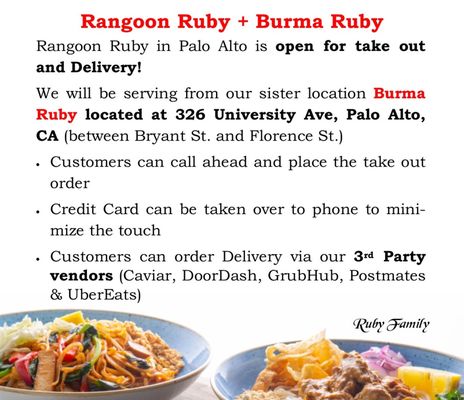 Menu photo 4 Rangoon Ruby Palo Alto, CA