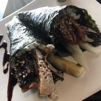 Sam's Sushi - Salmon skin and eel hand rolls, lots of protein!! - Sushi Bars Near Me - Pinellas Park, Florida
