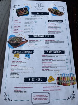 Menu photo 1 La Eskina Indy Indianapolis, IN