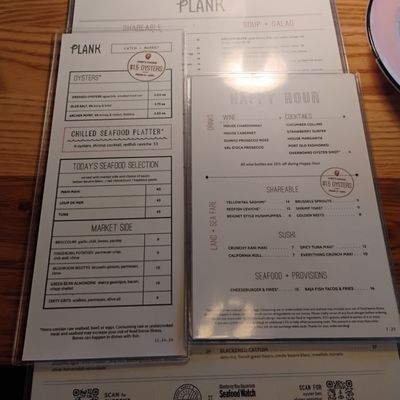 Menu photo 1 Plank Provisions Fort Worth, TX