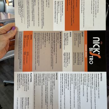 Nick’s Bistro - Menu as of 9/21/24 - Greek Near Me - Forest Hills, New York Nick’s Bistro - Menu as of 9/21/24 - Greek Near Me - Forest Hills, New York