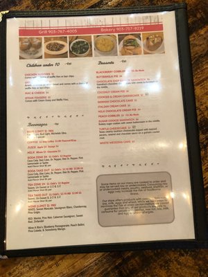 Menu photo 7 Red Barn Grill & Bakery Mount Pleasant, TX