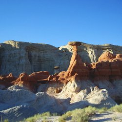 Lake Powell Jeep Rentals - Hoodoos, a short 40 min drive from Page, AZ to the parking area. Then an easy trail to follow less than a mile to the main attraction.