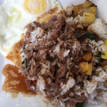 Anuenue Cafe - Really good Pork Fried Rice - Cafes Near Me - Koloa, Hawaii