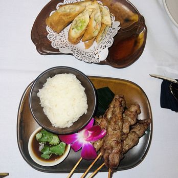 Spice Of Thai - Pork Skewers & Spring Rolls - Thai Near Me - Roswell, Georgia Spice Of Thai - Pork Skewers & Spring Rolls - Thai Near Me - Roswell, Georgia