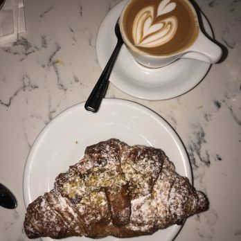 French Made - Pistachio croissant and coffee - Cafes Near Me - Toronto, Ontario French Made - Pistachio croissant and coffee - Cafes Near Me - Toronto, Ontario