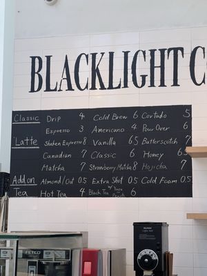 Menu photo 2 Blacklight Coffee Roastery Santa Ana, CA Menu photo 2 Blacklight Coffee Roastery Santa Ana, CA