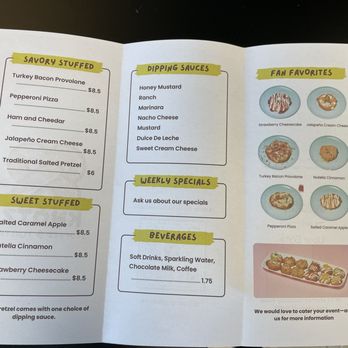 Knotz Pretzel Company - Menu. Simple and straightforward. - Pretzels Near Me - Millcreek, Utah