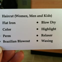 Sandy Spring Barber & Beauty Salon - What you can get done here.