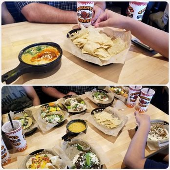 Torchy's Tacos - I can only speak for my order, the Democrat, trailer park (trashy), fried avocado, chips and queso, and sweet tea. - Tex-Mex Near Me - Austin, Texas Torchy's Tacos - I can only speak for my order, the Democrat, trailer park (trashy), fried avocado, chips and queso, and sweet tea. - Tex-Mex Near Me - Austin, Texas