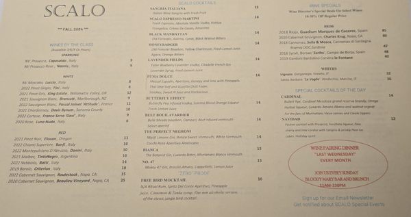 Menu photo 2 Scalo Albuquerque, NM