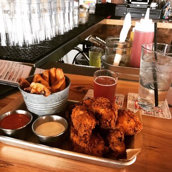 Barn Town Brewing - Chicken Tenders, fries, buffalo sauce, ranch sauce - Breweries Near Me - West Des Moines, Iowa Barn Town Brewing - Chicken Tenders, fries, buffalo sauce, ranch sauce - Breweries Near Me - West Des Moines, Iowa