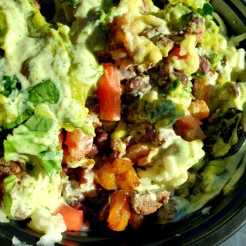 Latin Bowl Restaurant-Brandon - Steak bowl with brown rice, black beans, avocado, maduros, tomatoes, cilantro, mozzarella, and cilantro lime sauce. Yum! - Caribbean Near Me - Brandon, Florida Latin Bowl Restaurant-Brandon - Steak bowl with brown rice, black beans, avocado, maduros, tomatoes, cilantro, mozzarella, and cilantro lime sauce. Yum! - Caribbean Near Me - Brandon, Florida