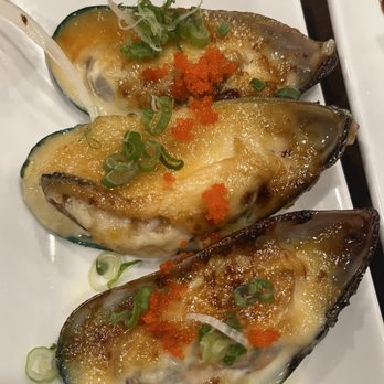 Sushi Asahi - Baked mussels - Sushi Bars Near Me - Riverside, California
