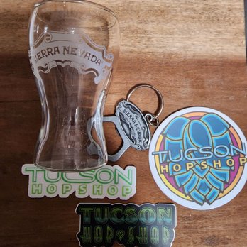 Tucson Hop Shop - Free swag the night I went. - Beer Gardens Near Me - Tucson, Arizona Tucson Hop Shop - Free swag the night I went. - Beer Gardens Near Me - Tucson, Arizona