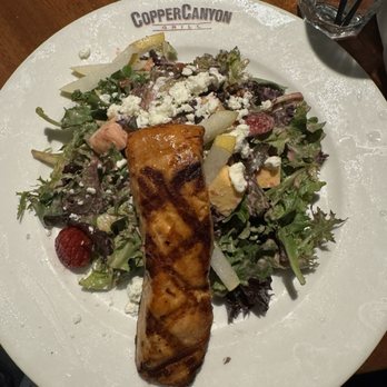 Copper Canyon Grill - Arundel Mills - Summer Salad with salmon - American Near Me - Hanover, Maryland Copper Canyon Grill - Arundel Mills - Summer Salad with salmon - American Near Me - Hanover, Maryland