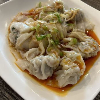 Dumpling House - E4. Wonton with Chilli Sauce @/eatingwruby - Dim Sum Near Me - San Francisco, California