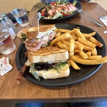 Joanie's Murfreesboro - Joanie's Super Club with fries and Strawberry Walnut Salad - New American Near Me - Murfreesboro, Tennessee Joanie's Murfreesboro - Joanie's Super Club with fries and Strawberry Walnut Salad - New American Near Me - Murfreesboro, Tennessee