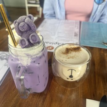Lapisara Eatery - Iced ube latte and Chai Tea Latte - Breakfast & Brunch Near Me - San Francisco, California Lapisara Eatery - Iced ube latte and Chai Tea Latte - Breakfast & Brunch Near Me - San Francisco, California
