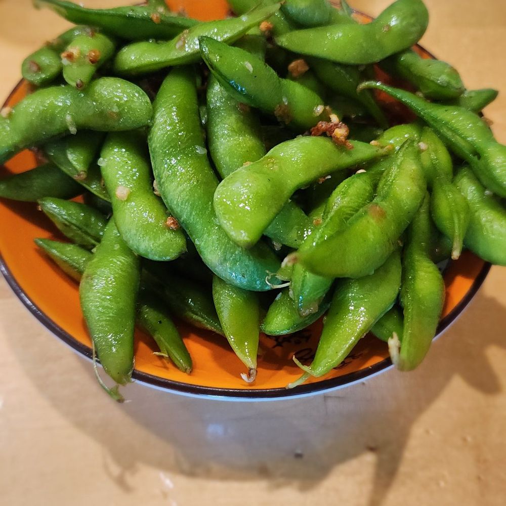 Tama Sushi - Garlic edamame - Sushi Bars Near Me - Huntington Beach, California