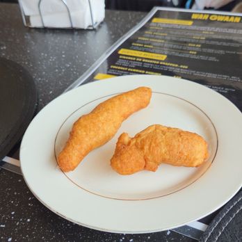 Wah Gwaan - Festival. fried dough.  This was the substitution we were given because the veggies were unavailable. - Caribbean Near Me - Norfolk, Virginia