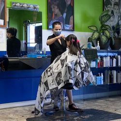 Cherry Hair Design - Very tidy shop.