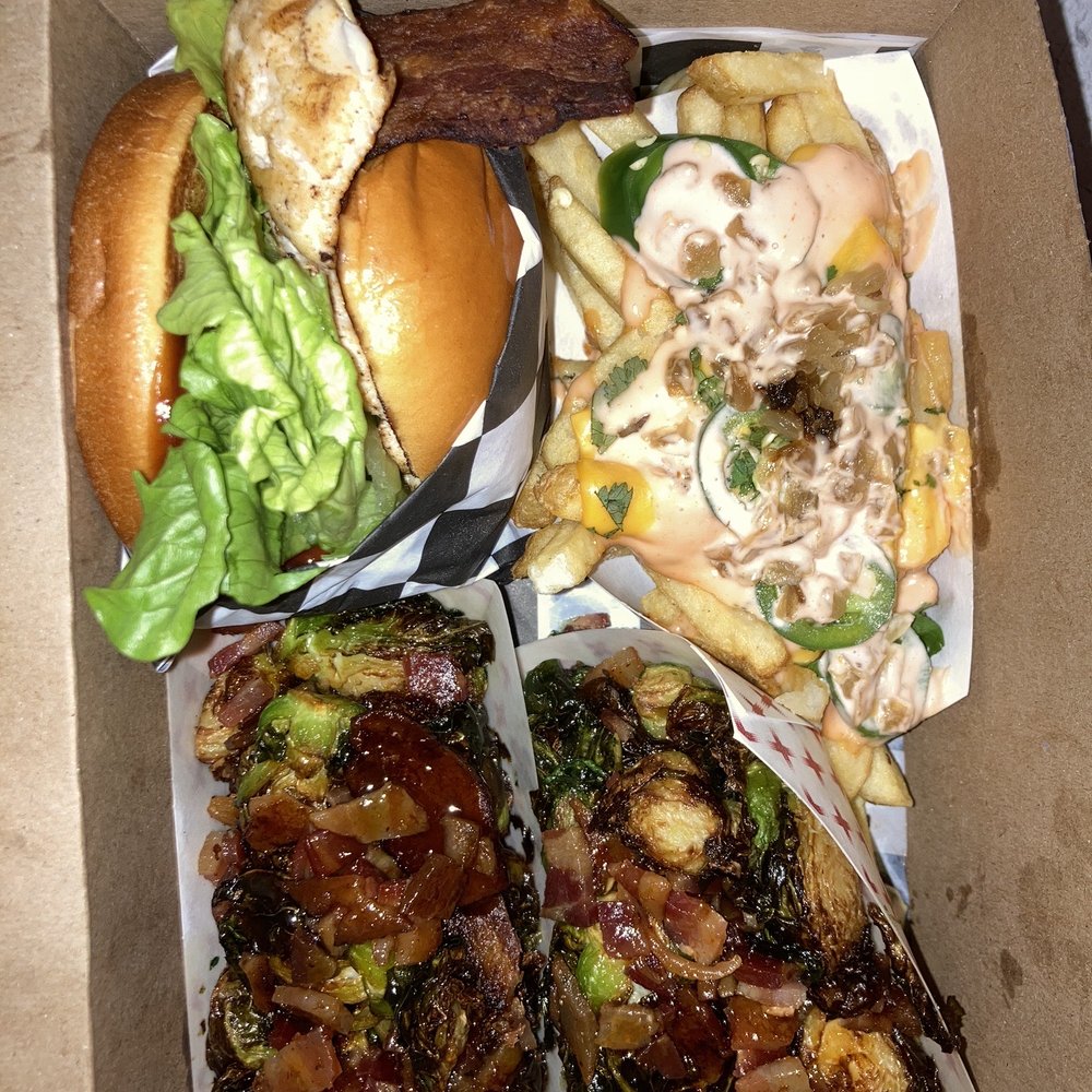 Nonla Burger - Chicken Club, Hot Honey Brussels, Nonla way fries - Burgers Near Me - Grand Rapids, Michigan Nonla Burger - Chicken Club, Hot Honey Brussels, Nonla way fries - Burgers Near Me - Grand Rapids, Michigan