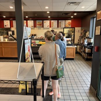 Bruegger's Bagels - Standing in line - Bagels Near Me - Manlius, New York