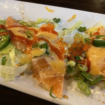 Fuji Sushi Buffet - This was very good! Like a salmon salad. One of their specialty plates at the bar. - Sushi Bars Near Me - Vacaville, California Fuji Sushi Buffet - This was very good! Like a salmon salad. One of their specialty plates at the bar. - Sushi Bars Near Me - Vacaville, California