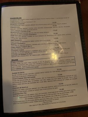 Menu photo 6 Rooster & The Crow Wilmington, NC Menu photo 6 Rooster & The Crow Wilmington, NC