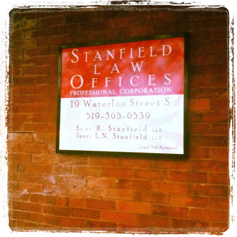 STANFIELD LAW OFFICES Updated August 2024 19 Waterloo Street South