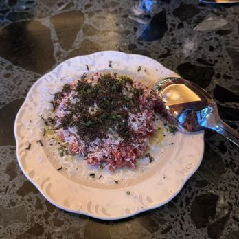 Che Fico Parco Menlo - Beef Tartare - Italian Near Me - Menlo Park, California Che Fico Parco Menlo - Beef Tartare - Italian Near Me - Menlo Park, California