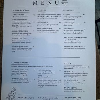 River & Rail Cafe - Menu - Cafes Near Me - New Milford, Connecticut River & Rail Cafe - Menu - Cafes Near Me - New Milford, Connecticut