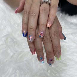 My nails done by Andy. My nails done by Andy.