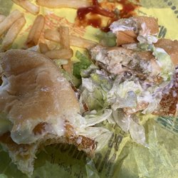 McDonald's - Scraps for fries! Lettuces soggy and taste like gasoline  I asked for only pickles